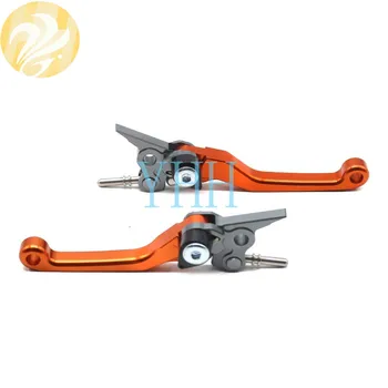 

New Motorcycle CNC Aluminum Orange Brake Clutch Levers for Husqvarna TC65 2017-2019 TC85 TC65/85 2014-2019 2015 2016 2017 2018