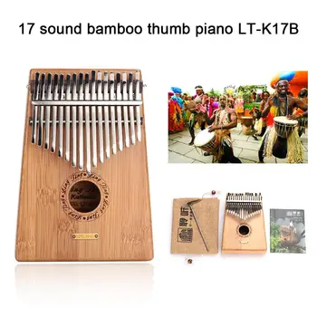 

Sturdy 17 Key Raw Wood Color Gift Student Kalimba Thumb Piano Music Musician Mbira African Musical Instruments Exquisite