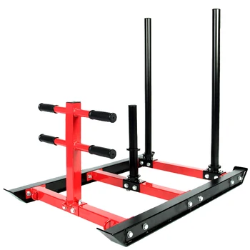 

Gym push and pull sled equipment indoor push and pull sled weight training sled fitness resistance burst strength training