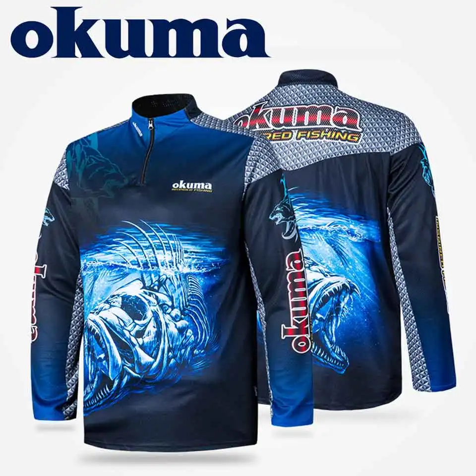 OKUMA Fishing Shirt Sun Protection Long 