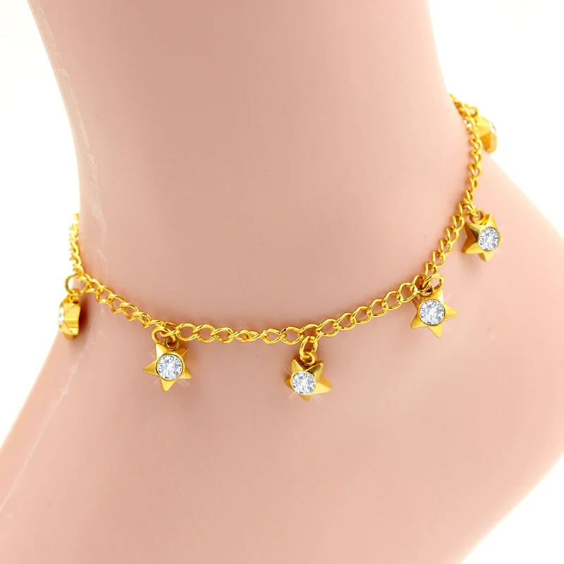 LUXUKISSKIDS Винтажные Украшения золотые вакуумные браслеты звезда Очаровательная