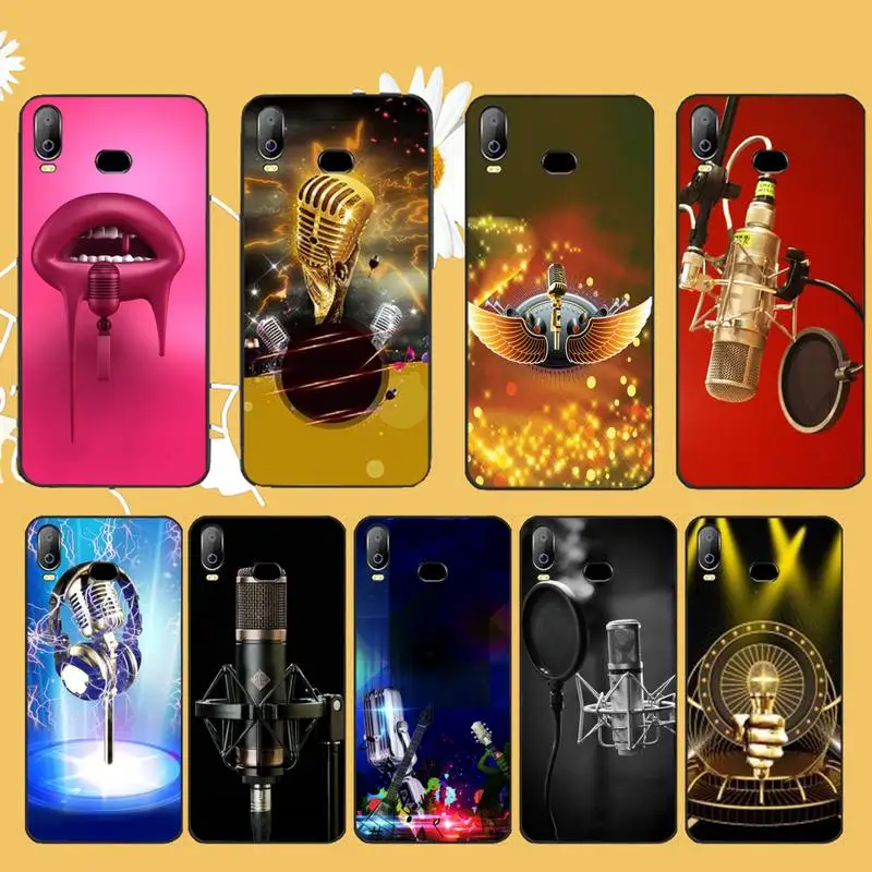 Чехол PENGHUWAN для Samsung A10 A20 A30 A40 A50 A70 A71 A51 A6 A8 2018 силикон ТПУ с музыкальным микрофоном |