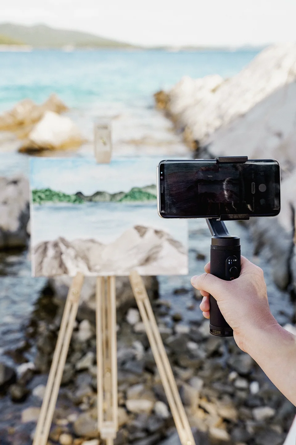 ZHIYUN Smooth Q2 3-осевой стабилизатор на шарнирном замке для смартфона для iPhone gopro hero экшн-камер PK DJI Osmo Mobile 2 3 карманных