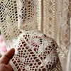 American Retro Crochet Hollow Curtain Ready Made Curtain For Living Room Bedroom Balcony Transtant Tulle Curtain AG555#4 ► Photo 2/6