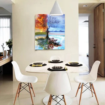 

Paint By Number Art Frameless On Canvas Decorative DIY Office Oil Painting Set Scenery Dining Room Acrylic Gift Home Craft