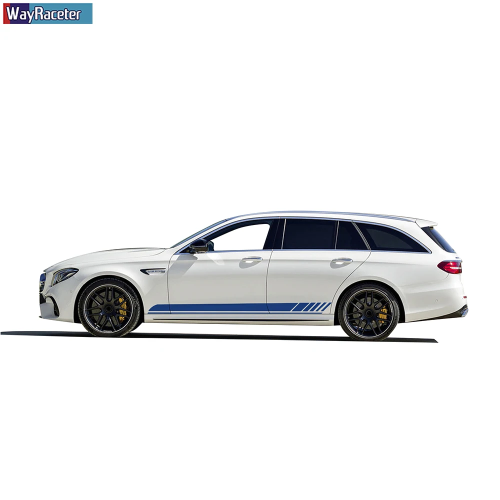 mit Mercedes E-Klasse S213 Aufkleber-Set komp AMG Auto Seiten-Streifen mit Mercedes E-Klasse S213 Aufkleber-Set komp AMG Auto Seiten-Streifen