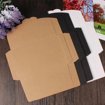 

20pcs/lot Kraft Blank CD Paper Case Box Kraft Envelope Sleeves Discs DVD CD Photo Storage Gift Box Postcard Invitation Card Box