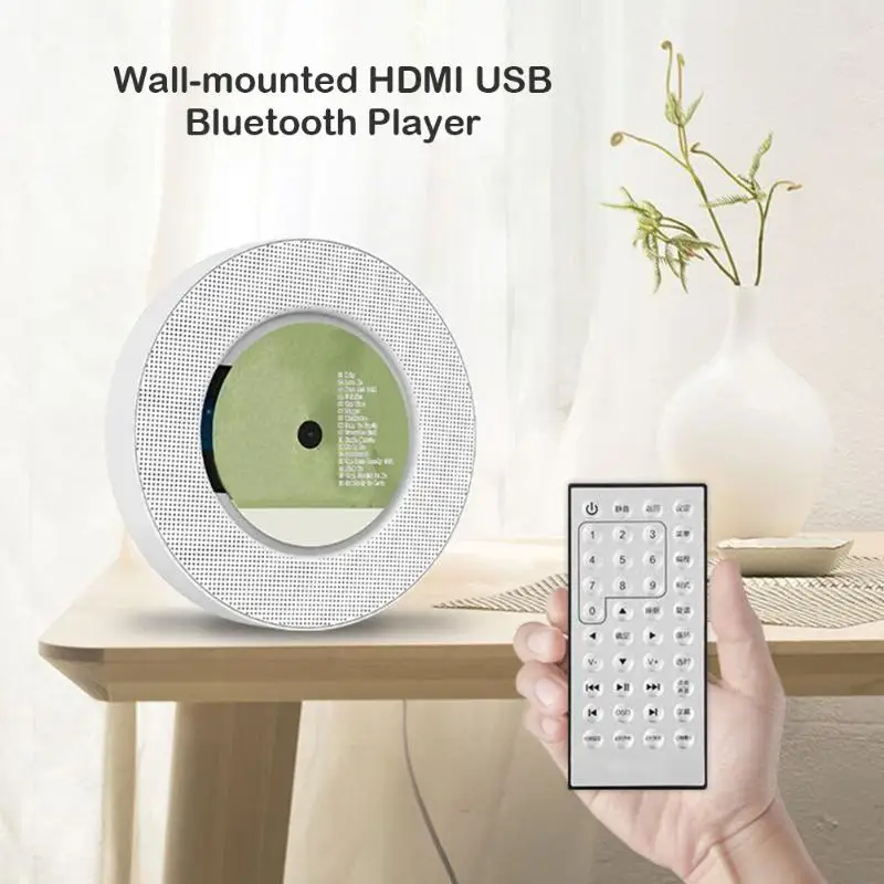 Портативный файлы для CD/DVD полный формат настенный машина Bluetooth аудио плеер