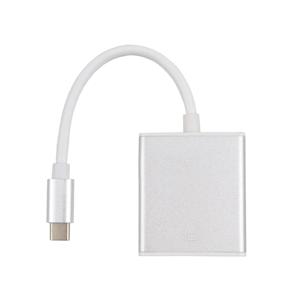Адаптер для концентратора USB C DVI адаптер типа док станция Type c dvi конвертер macbook pro