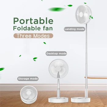 

Portable USB Fans Telescopic Foldable Mini Fan Electric LED Fan Air Conditioner Cooler USB Rechargeable Small Desk Table Fans