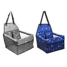 След печати Нескользящие Водонепроницаемый складной переноска для собак домашних ковриков автомобильного сиденья