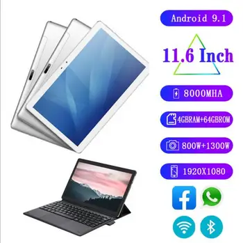 

4G cell phone call Laptop Tablet pc all in one computer Android OS WPS office protable business notebook phone call pad GPS