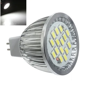 通販 6ワットledランプ12v 480-530LM 5630 Smd MR16スポットライトコールドホワイト省エネ家の装飾のためアンプル