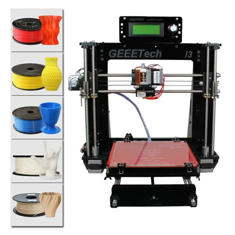 3D принтер Geeetech I3 Pro B высокоточный с акриловой рамой набор для сборки принтера