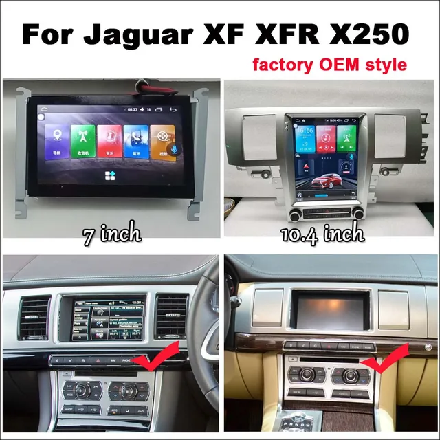 $720 For Jaguar XF XFR X250 250 2004-2015 Car Android Radio Tesle Factory OEM Style Autoradio Carplay GPS DVD Multimedia Navigation