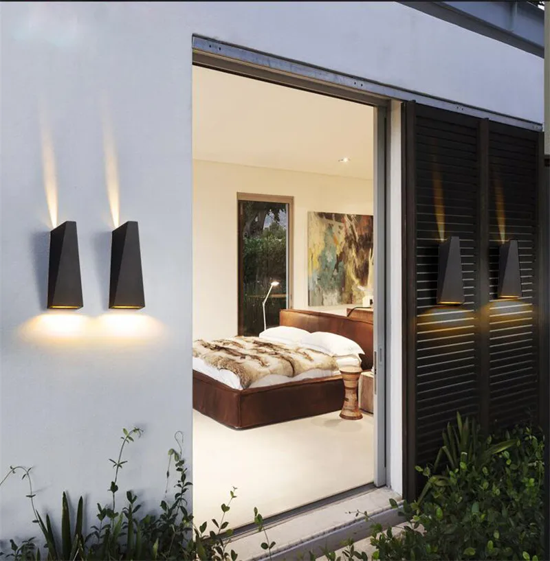

LED Outdoor Waterproof Walkway Front Door Garden Porch Wall Light Modern Indoor Corridor Wall Lighting Light Fixture