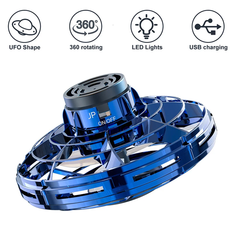 Flynova Automatic Flight Gyro Athletic Game Toy Mini Flying Gyro Rotator LED Induction Aircraft Finger Decompression 2