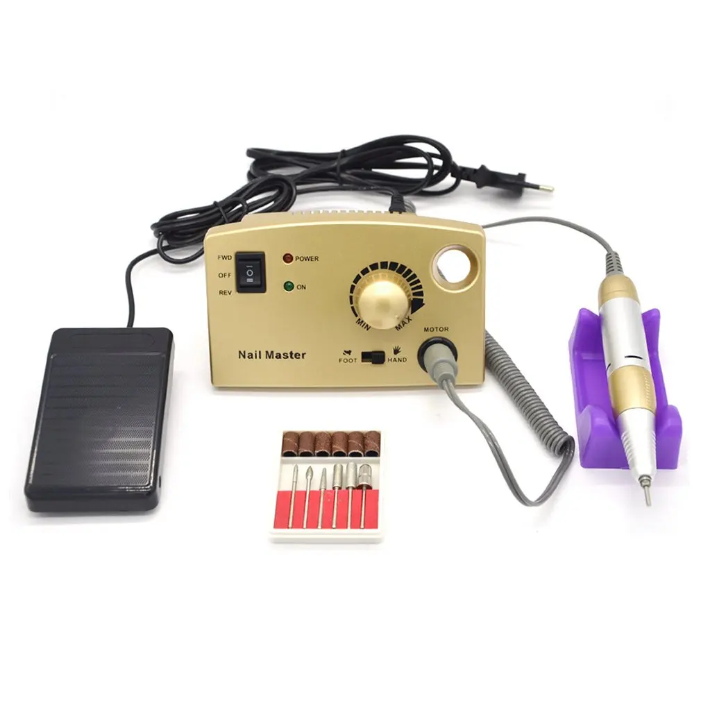 15W 30000RPM Electric Nail Drill Machine Manicure Pedicure Tool Set Nail Bit Grinding Glazing Machine For Gel Polish