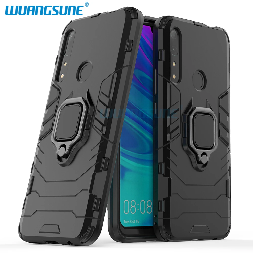 

For Huawei Y8S Ring phone case car bracket anti-fall Protective back cover