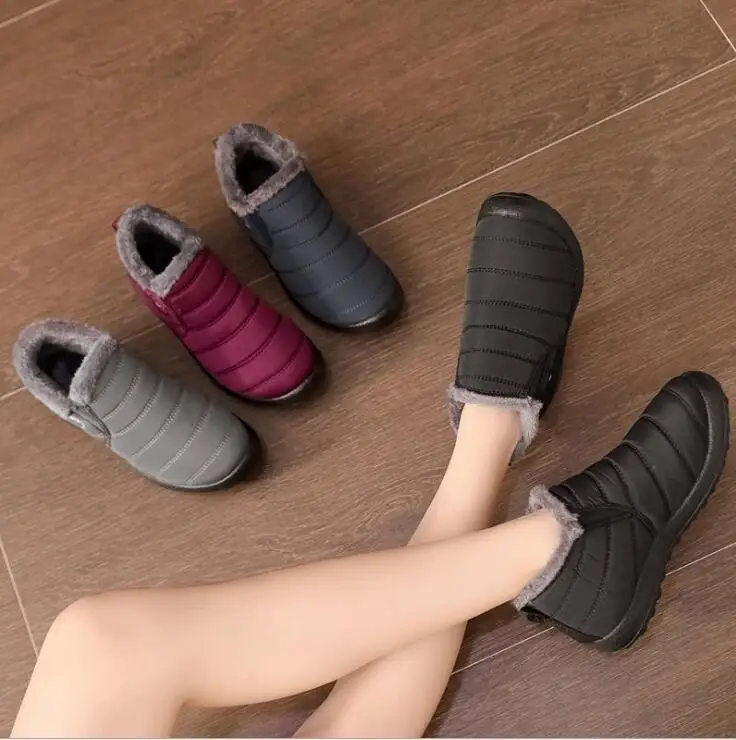 

Women Winter Boots Unisex Couples Snow Boots Women Ankle Shoes New Fashion Color Ladies Ankle Boots Waterproof Shoes Keep Warm