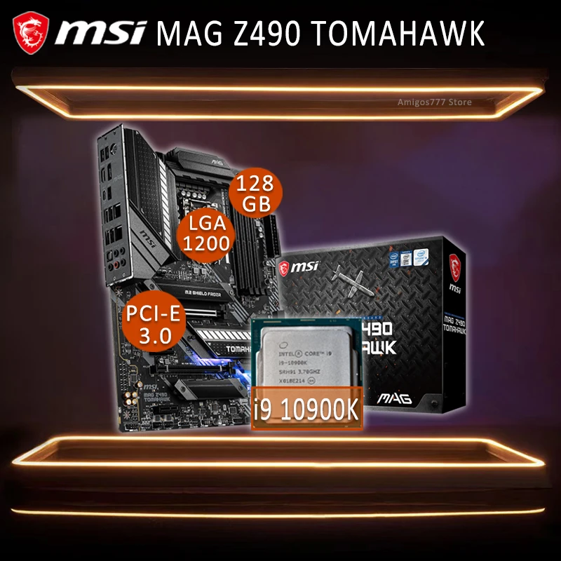 core i9 10900k  MAG Z490 TOMAHAWK