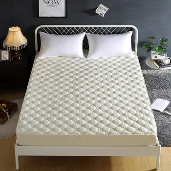 

Brushed Fabric Mattress Protector Bed Sheet Anti Mite Matress Protector Lit Mattress Bed 1PC 180x200cm Pad Cover For Mattress