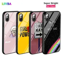 Black Silicone Case No Bad Vibes for iPhone X XR XS Max for iPhone 8 7 6 6S Plus 5S 5 SE Super Bright Glossy Phone Case