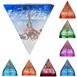 TUMBEELLUWA Rock Quartz Stone Orgone Pyramid Healing Crystal Point Energy Generator Figurine Decor Protection Metaphysical Reiki TUMBEELLUWA Rock Quartz Stone Orgone Pyramid Healing Crystal Point Energy Generator Figurine Decor Protection Metaphysical Reiki