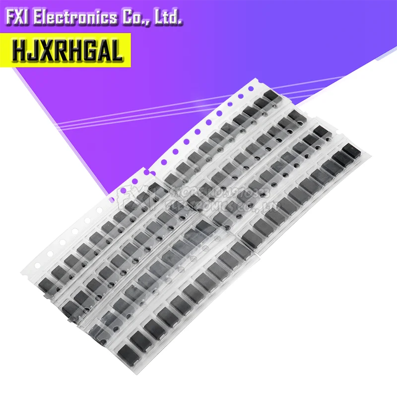 90pcs 9values x 10pcs 1N4001-SS36 SMD schottky diode assort kit