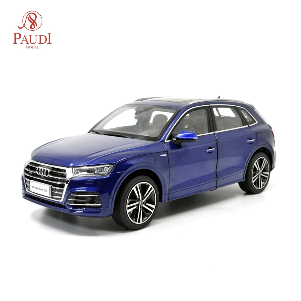 Модель Paudi 1/18 1:18 масштаб Audi Q5L Синий литой под давлением модель автомобиля игрушка модель автомобиля открываются двери