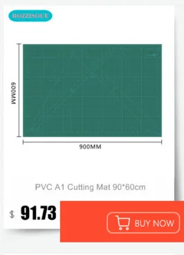 ПВХ A1 резки мат 90*60 см многоцелевой бумагорез коврики для резки для лоскутного шитья Двусторонняя 3-слойные фанерные прочная бумага коврик