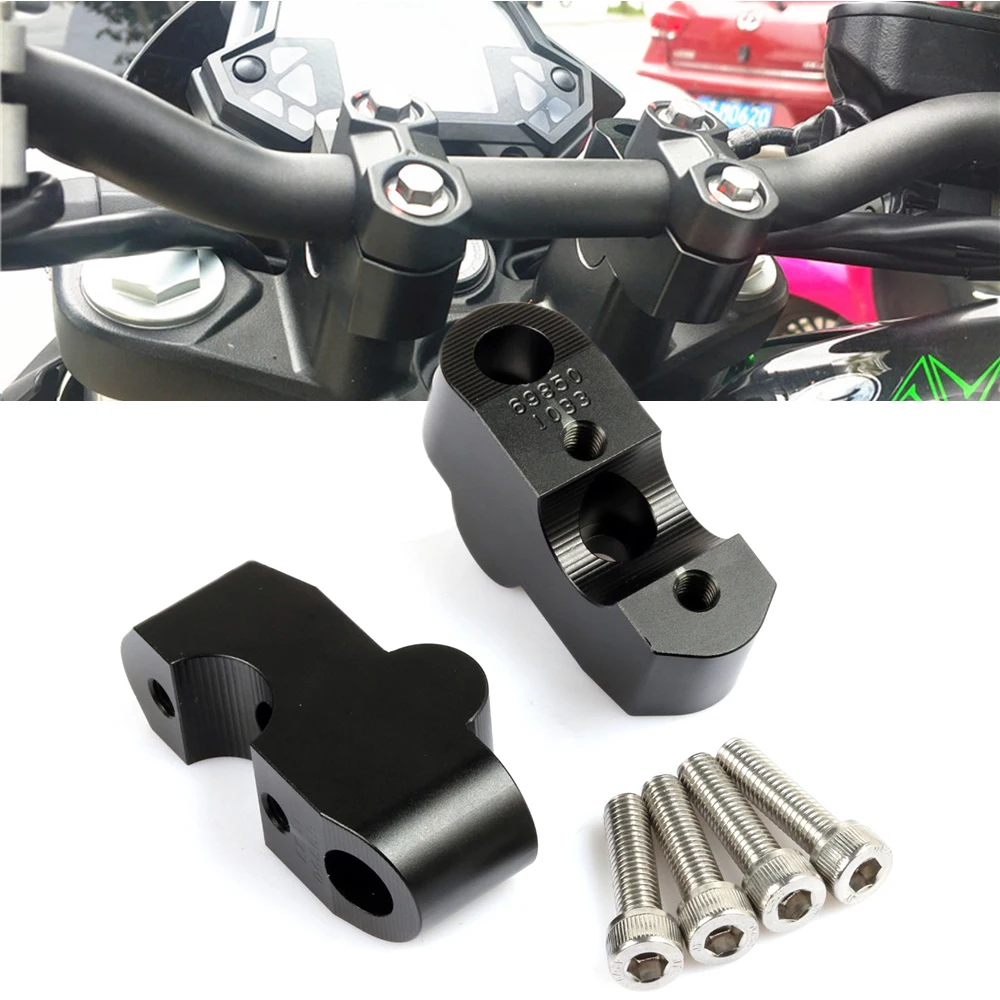Motorcycle Handlebar Riser Up Backs Moves Bracket Kit Handle Bar Riser