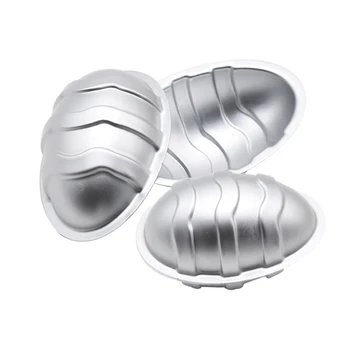 

3D Easter Egg Metal Aluminum Alloy Mold Fondant Cake Chocolate Mould Baking Tool Cakes Chocolate Mold Kitchen Baking Accessories