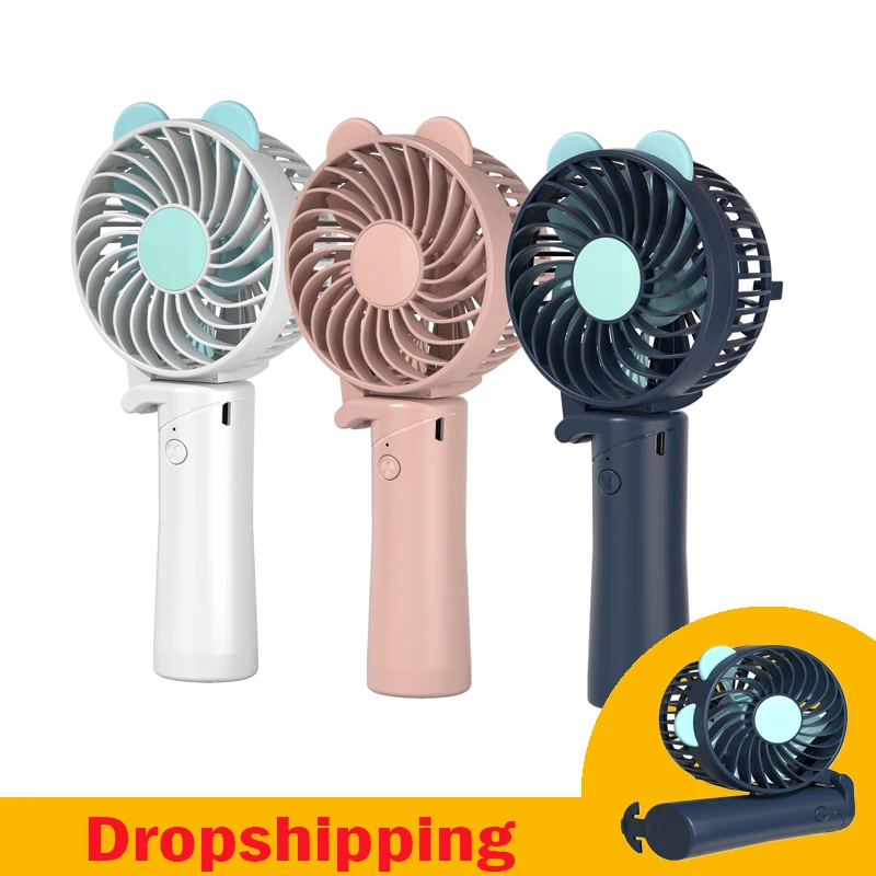 2000mAh Summer Cooler Mini Handheld Fan USB Charging Desk Fans