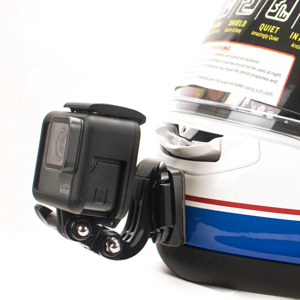 Tuyu Alumínio Personalizado Capacete da Motocicleta Queixo com Suporte para Arai Rx7x para Gopro Hero10 Insta360 Oner x2 Eken Acessórios - Image 2