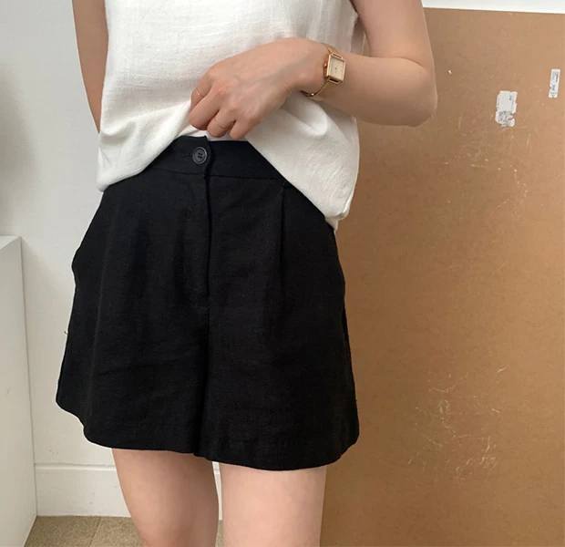 Mozuleva New Summer Women 2 Piece Sets Matching Wide Leg Short Pants Casual Cotton and Linen Pocket Lady Biker Shorts Suit 2020