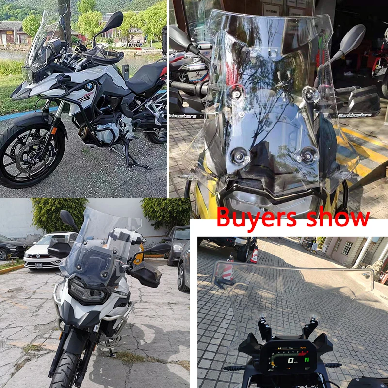 For BMW F750 GS F850 GS F 750 F 850 GS 2018 2019 Motorcycle Windscreen Windshield Shield Screen F850GS F750GS Wind Shield Cover (6)