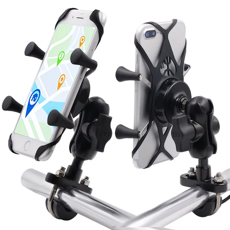 Motorcycle Mobile Phone Bracket Navigation Bracket For Yamaha Yzf R125 Yzf R25 Fz1n For Honda Cb 500x Cbr 1000rr Nc 750x Fz07 Handlebar Aliexpress