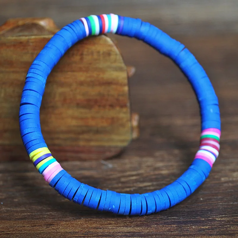 BraceletBlue Yumfeel, модное колье, ожерелье, ювелирное изделие, ручная работа, полимерная глина, ожерелье для женщин и мужчин, ювелирные изделия, подарки - Окраска металла: BraceletBlue