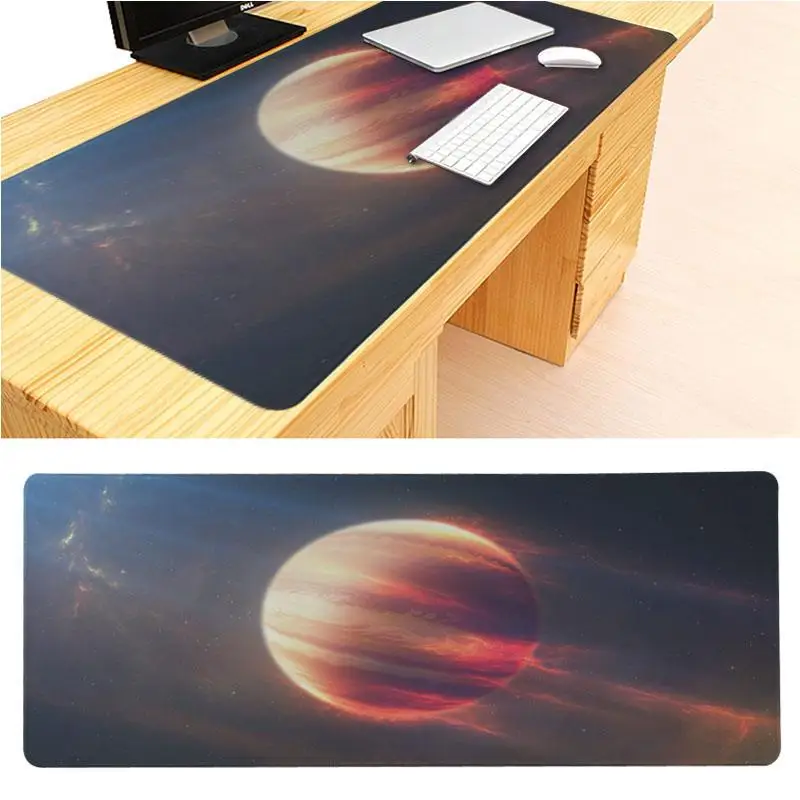 30x80cm Congsipad космический огонь планеты большой коврик для мыши ПК компьютерный коврик Размер для 30x90x0,2 см коврики для игровой мыши - Цвет: 30x80cm