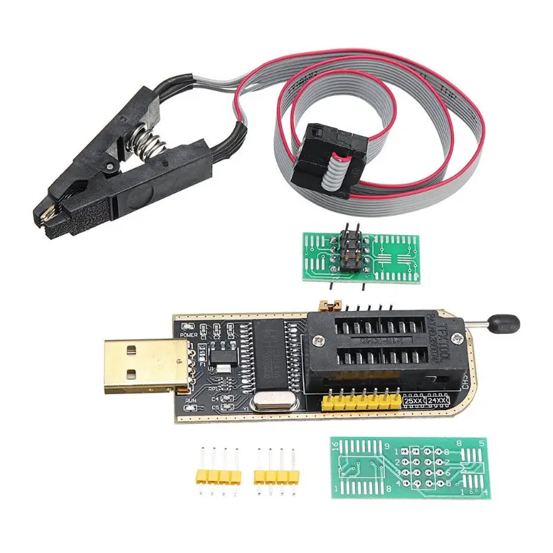 CH341A CH341A модуль материнская плата USB профессиональный программист EEPROM флэш тест клип биос для EEPROM 93CXX/25CXX/24CXX адаптеры