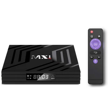 

MX1 RK3228A TV Box 2G+16G Network Player Android 9.0 with Infrared Remote Control Network Set-Top Box(EU Plug)