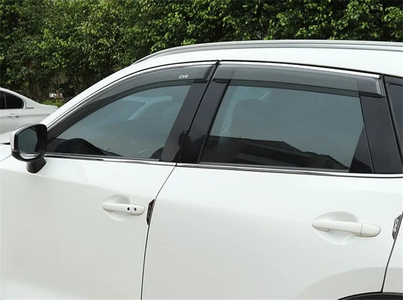 6 шт./компл. для Mazda CX-5 cx5-19 оконный козырек Windows сторона солнца защита от дождя щит снаружи украшения тела аксессуары