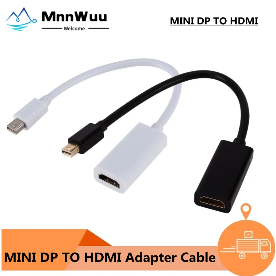 Thunderbolt Mini Display Port Dp Maschio A Cavo Convertitore Adattatore Femmina Compatibile Hdmi Per Apple Mac Macbook Pro Air Laptop