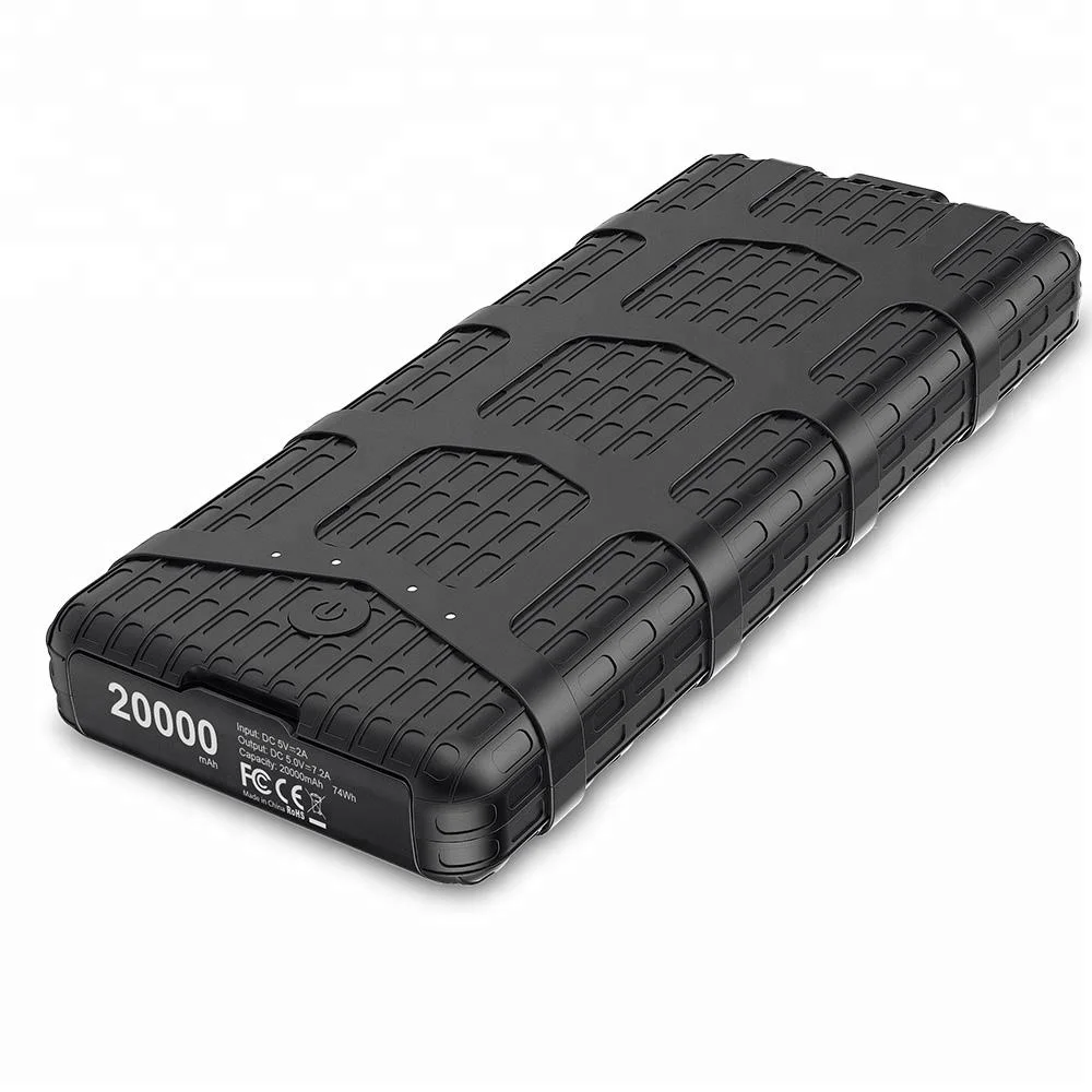 

20000mAh Waterproof & shockproof re-fuel backup Mobile Phone Portable Charger Power Bank