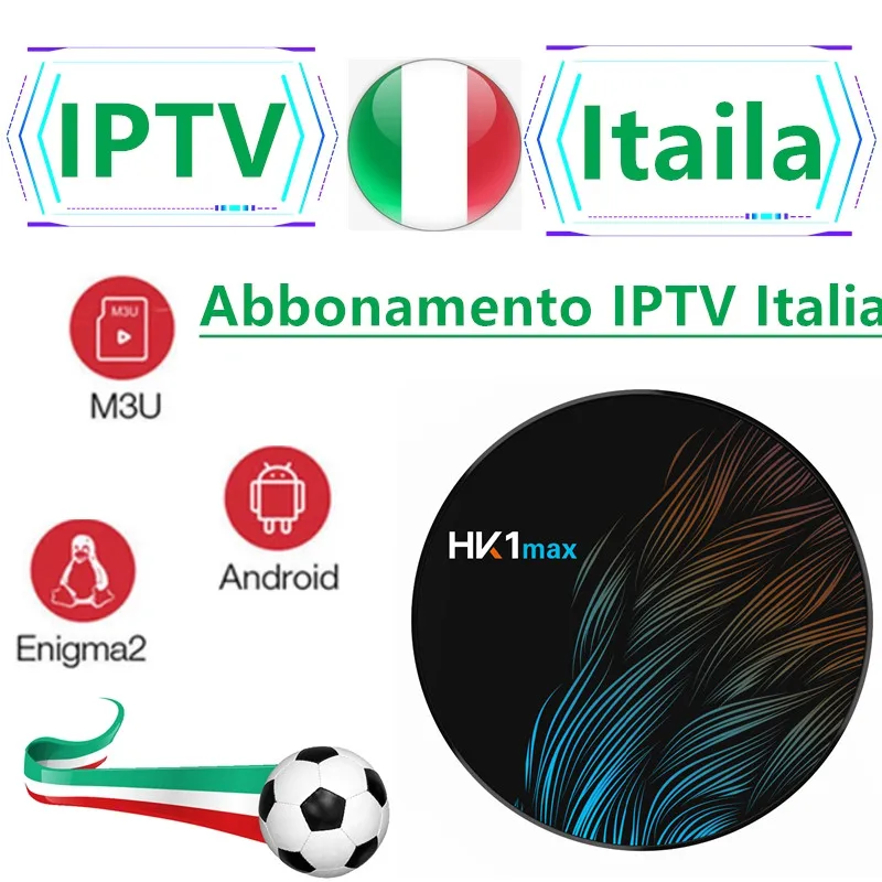 

TyinGon HK1 max IPTV M3U Subscription Iptv Italy UK Germany Spanish TV Italia VOD Mediaset Premium M3u Enigma2 Smart PC Android