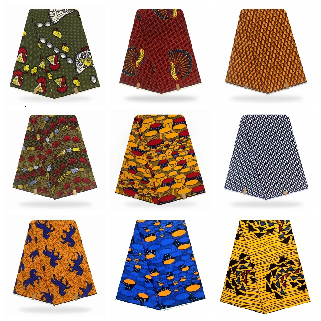 Африканская ткань Анкара,, высокое качество, голландский воск, принт, ткань, печать, хлопок, африканская, нигерийская, настоящая, Голландская, воск, платье