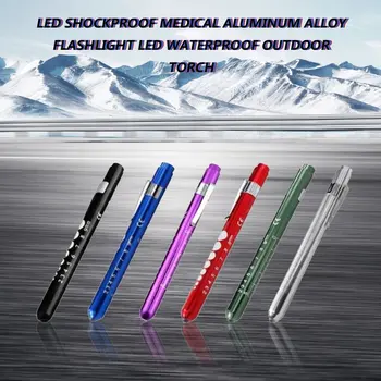 

LED Shockproof Medical Aluminum Alloy Flashlight Waterproof Outdoor Emergency Camping Hiking Hunting Flashlight White Light