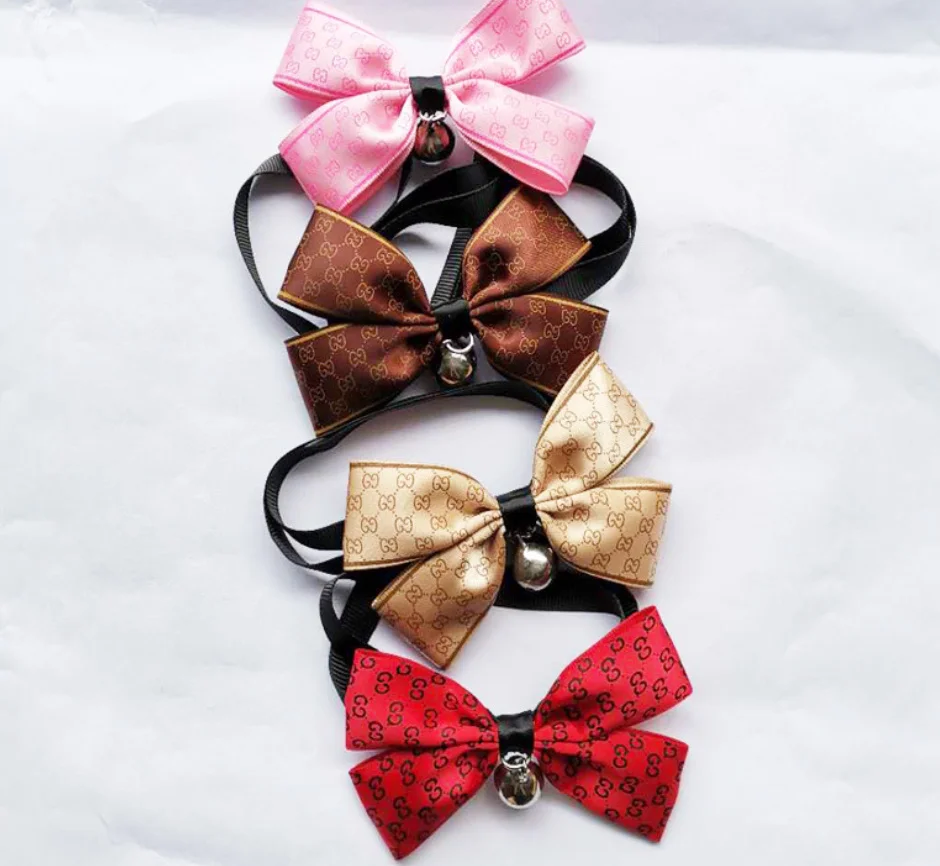 

Pet dog accessories bow tie dog tie four seasons cat accessories dog bow small bell small dog pet products