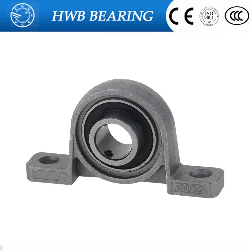 2pcs Zinc Alloy Diameter 8mm 10mm 12mm Bore Ball Bearing Pillow Block Mounted Support Kp08 Kp000 Kp001 KP003